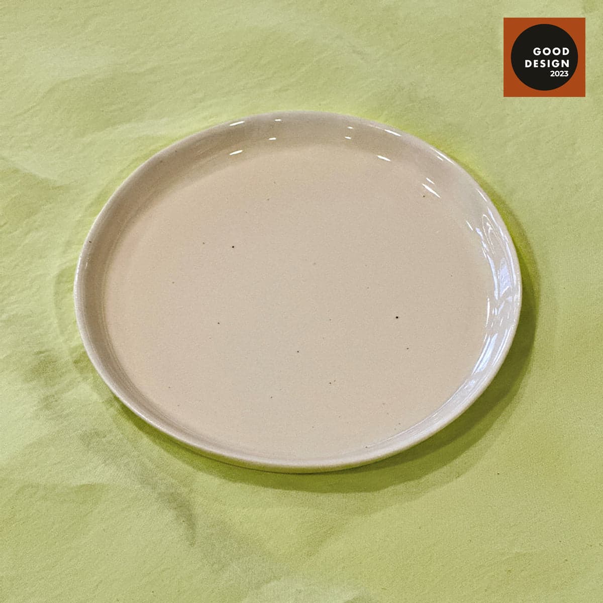 Jumbo Golf Line Cream Serving Plate S