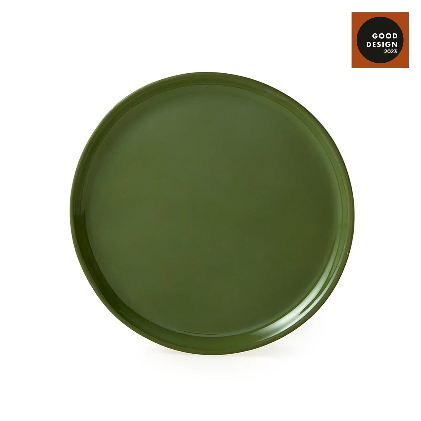 Jumbo Golf Line Green Cake Plate