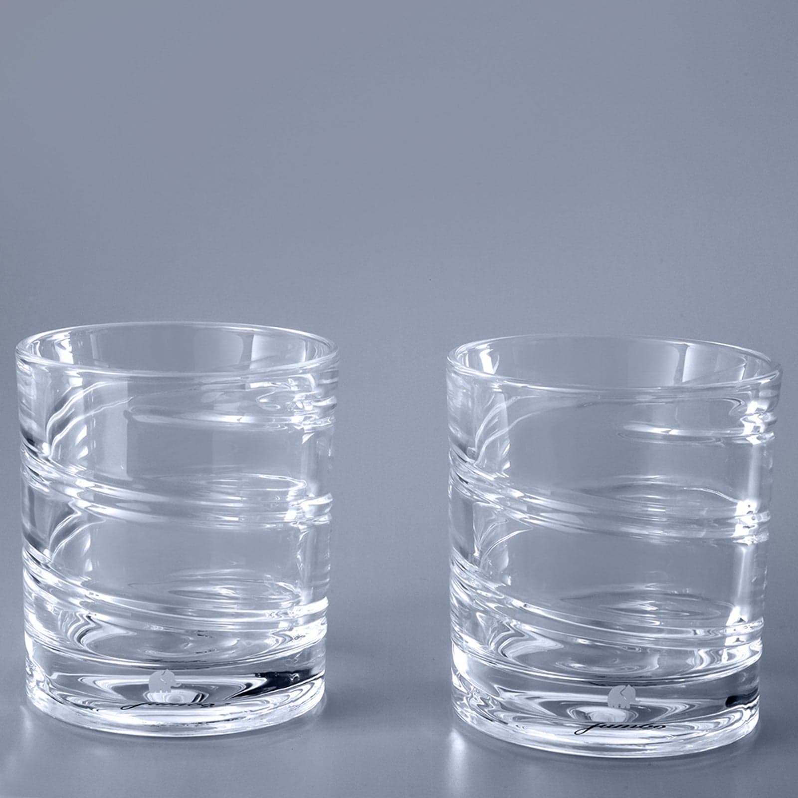 Jumbo Glory 2-Piece Striped Whiskey Glass 250 ml