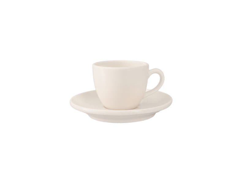 Milena Bowl Shape Coffee Cup&Coupe Saucer 90cc