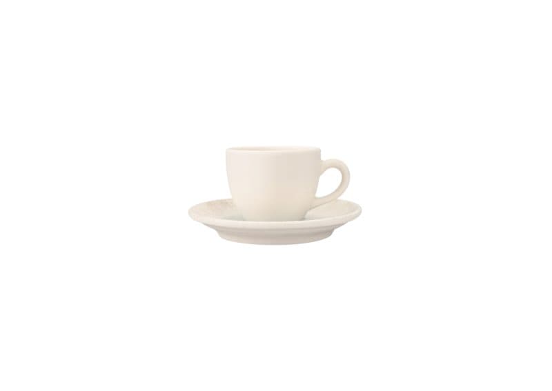 Rivolo Bowl Shape Coffee Cup&Coupe Saucer 90 cc