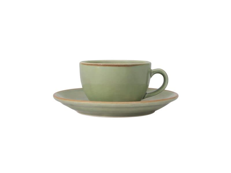 Oliva Bowl Shape Coffee Cup&Coupe Saucer 250 cc