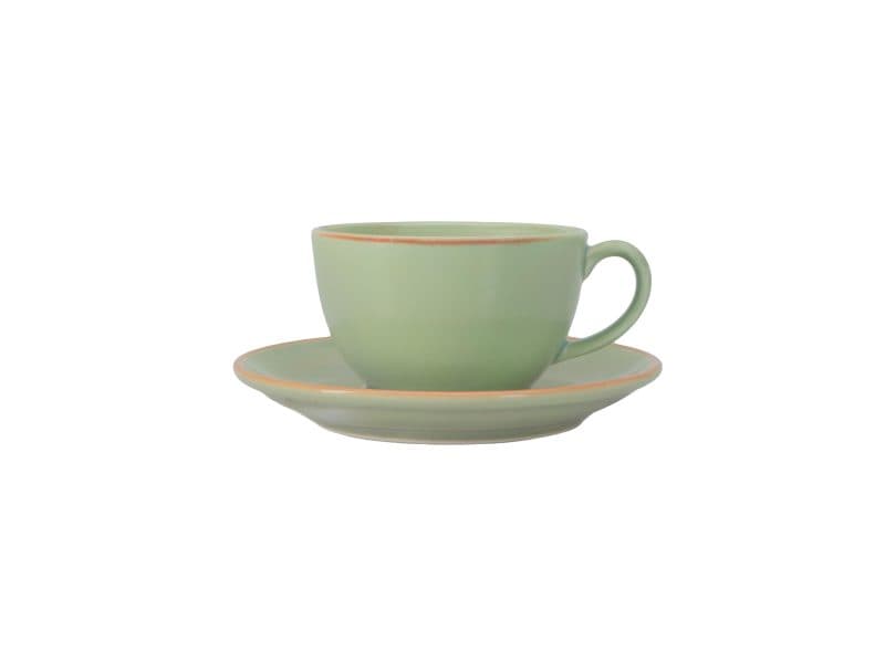 Oliva Bowl Shape Coffee Cup&Coupe Saucer 365 cc