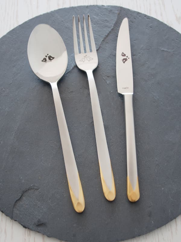 Asellus Series Love Birds - Matte Gold 30 Pieces