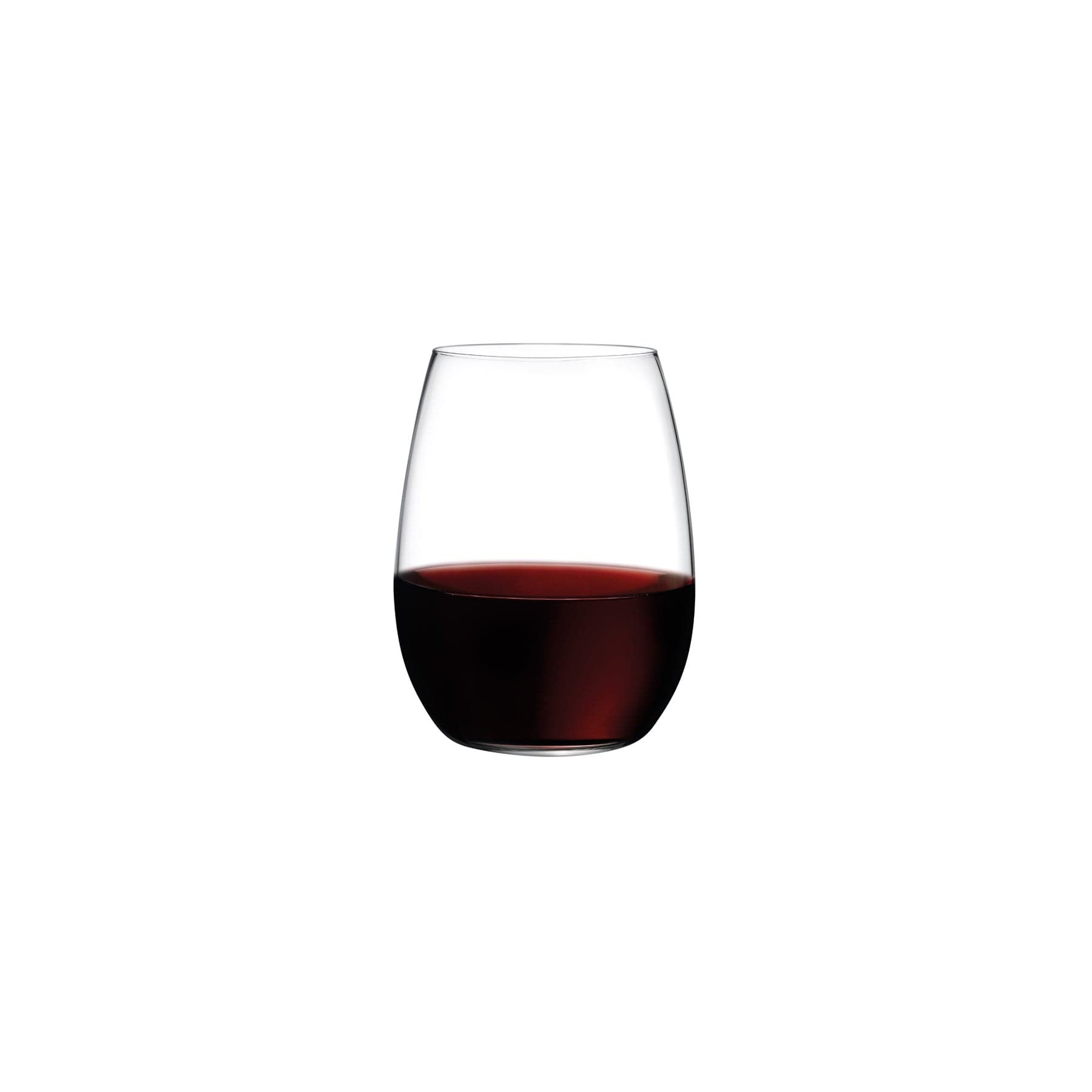 Pure Set of Four Claret Red Wine Glasses