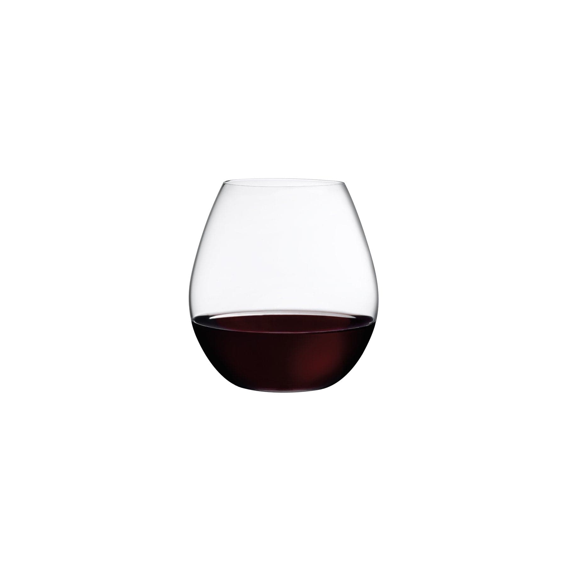 Pure Set of Four Burgundy Wine Glasses