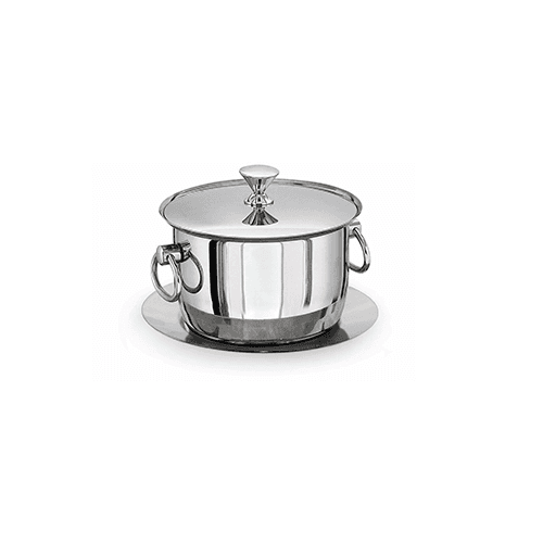 Kapp Steel Ice Bucket with Plate