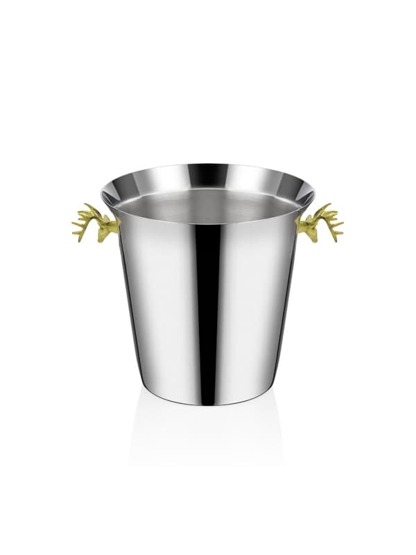 Narin Decorative Ice Bucket with Deer Handles
