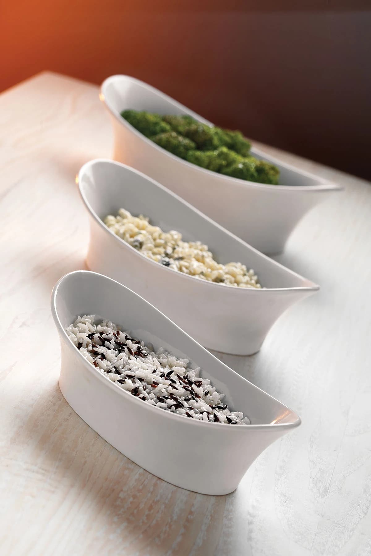 KUTAHYA PORCELAIN OPEN BUFFET 29 CM. GONDOLA BOWL WITHOUT DECOR