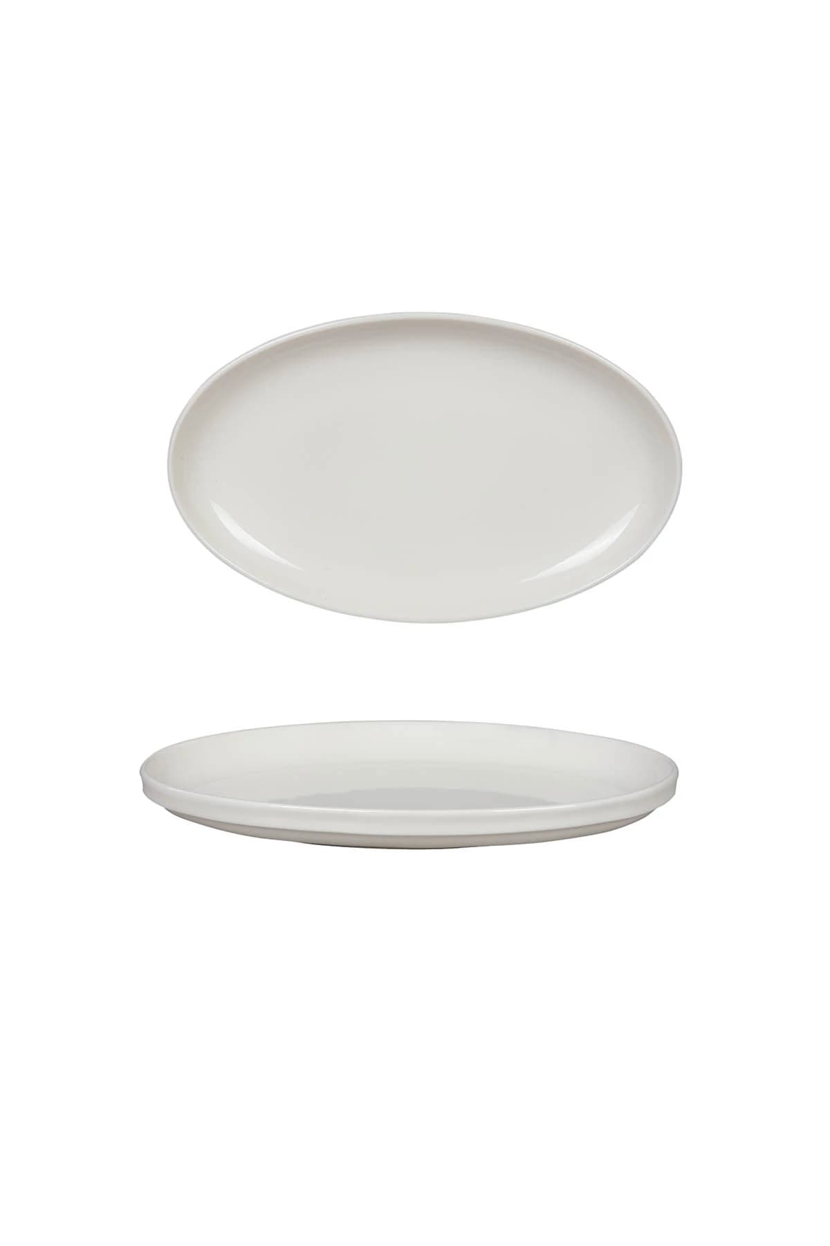 Kutahya Porcelain Bone Chef Taste Of 32cm.Boat Plate