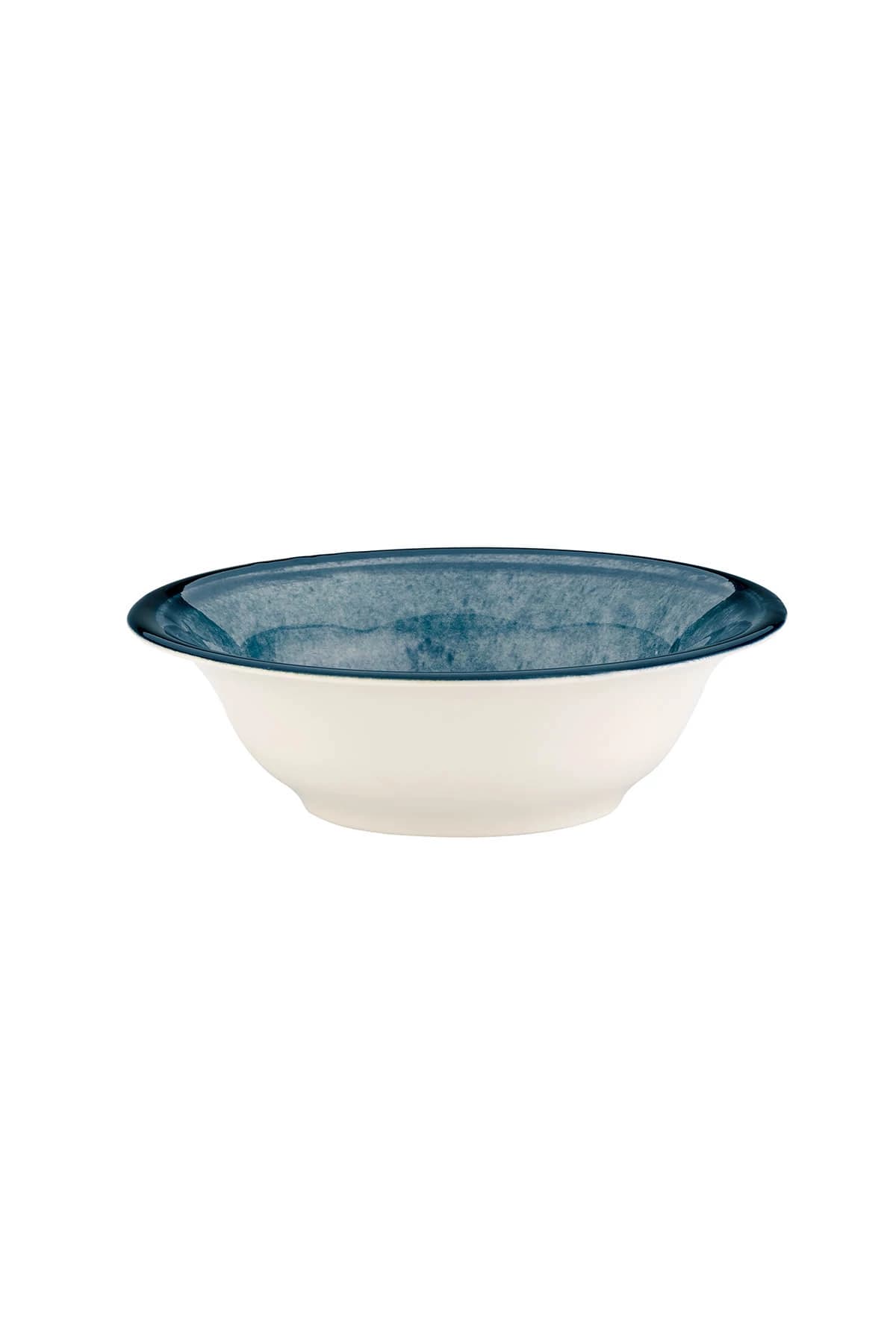 Kutahya Porcelain Bone Frig Hotel 16cm. Bowl Blue Stone