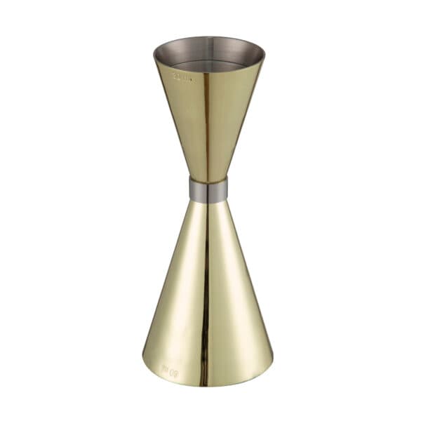 Biradli Slim Jigger Gold with Internal Markings (30/60ml)