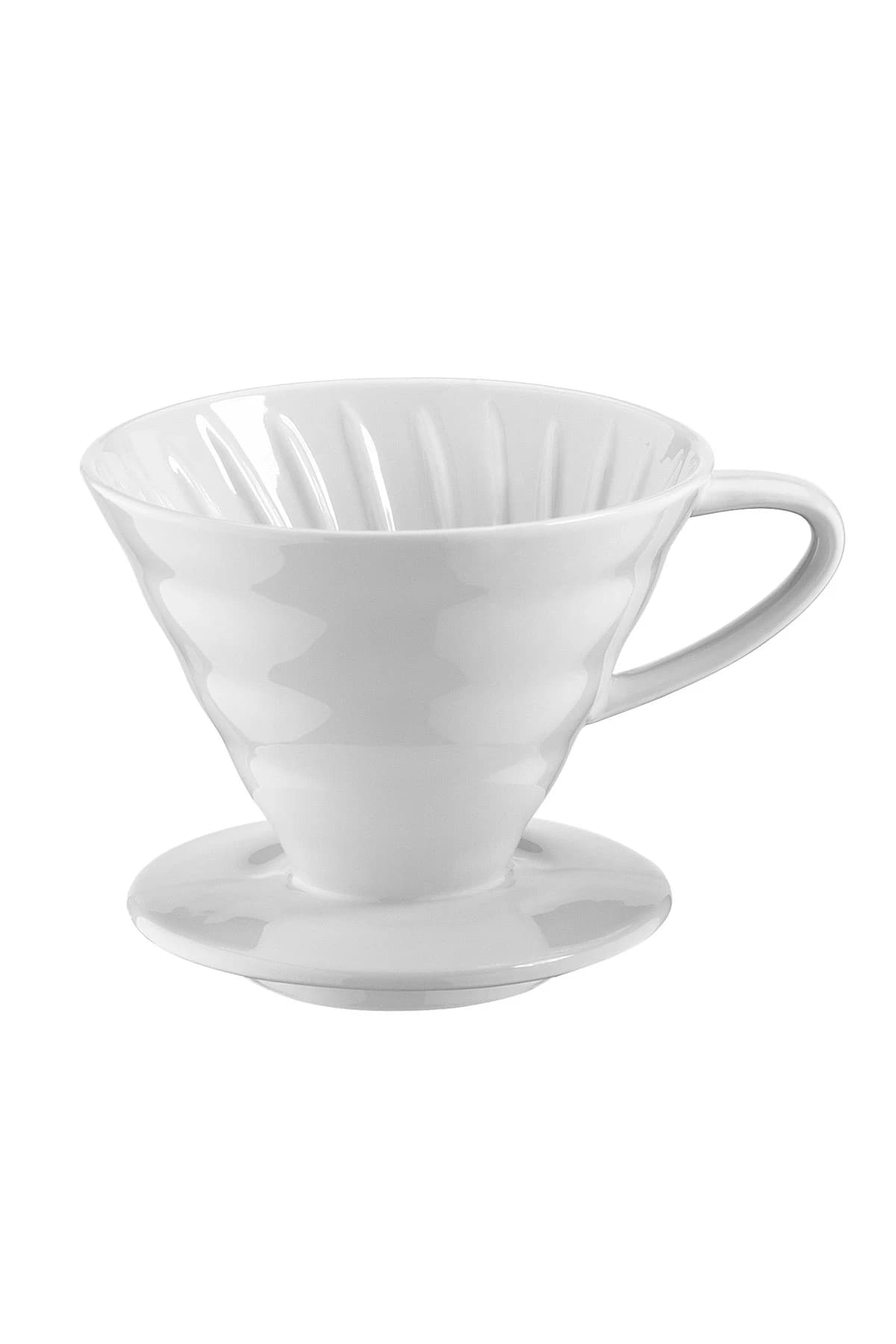 KUTAHYA PORCELAIN BARISTA COFFEE FILTER WHITE
