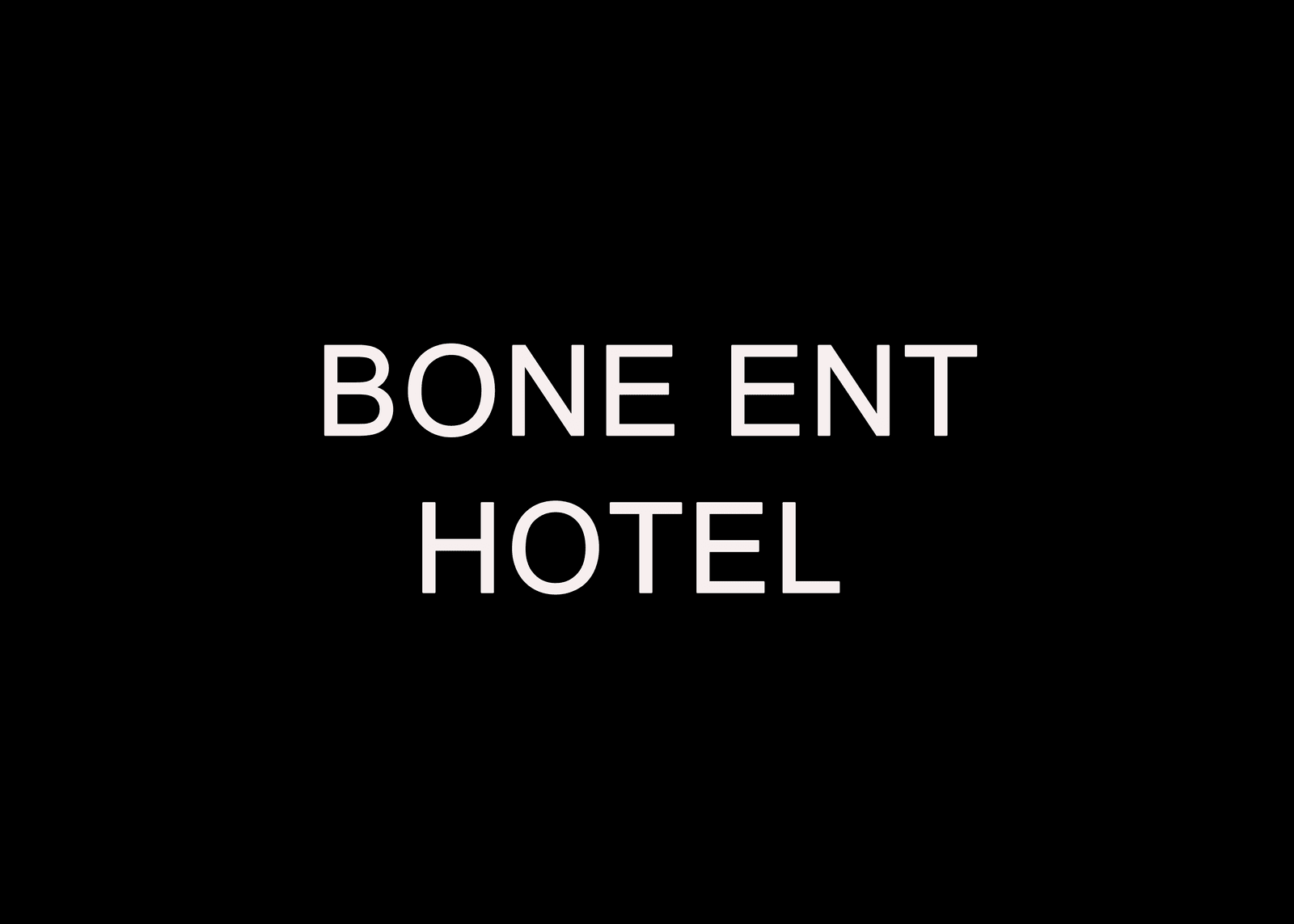 BONE ENT HOTEL