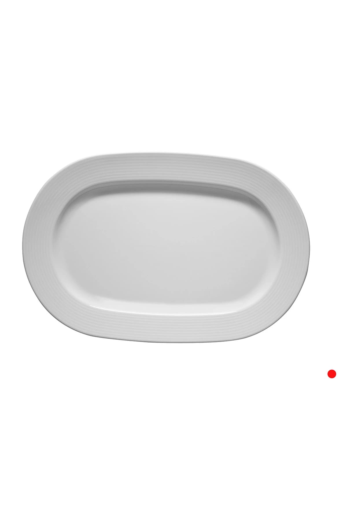 KUTAHYA PORCELAIN WORLD 18 CM. BOAT PLATE WHITE