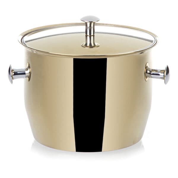 Biradli Steel Serving Bucket Gold (13.5x10cm)