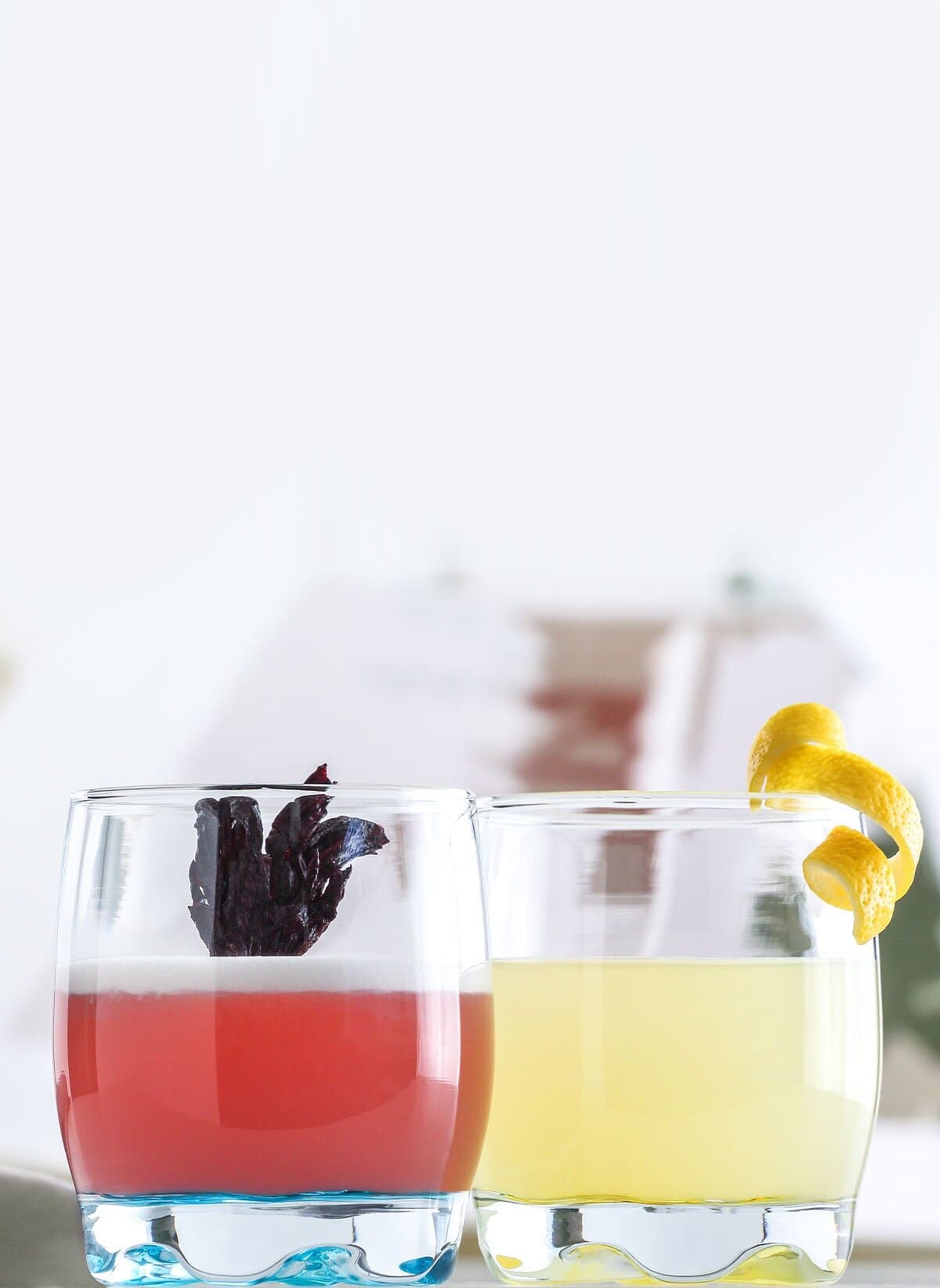 Adora Painted Base 6 Liqueur Glasses