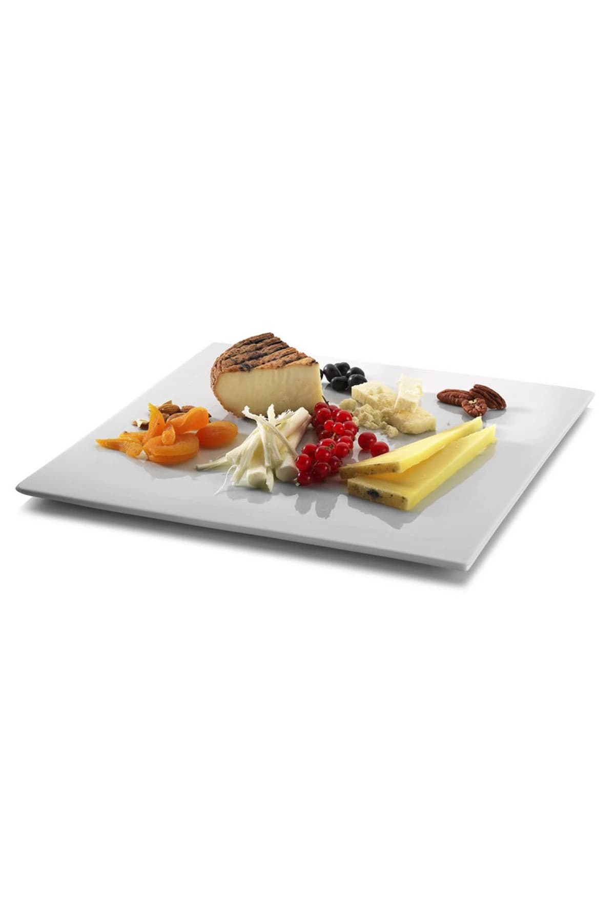 KUTAHYA PORCELAIN MITTERTEICH 32 CM.CHEESE PLATE WHITE
