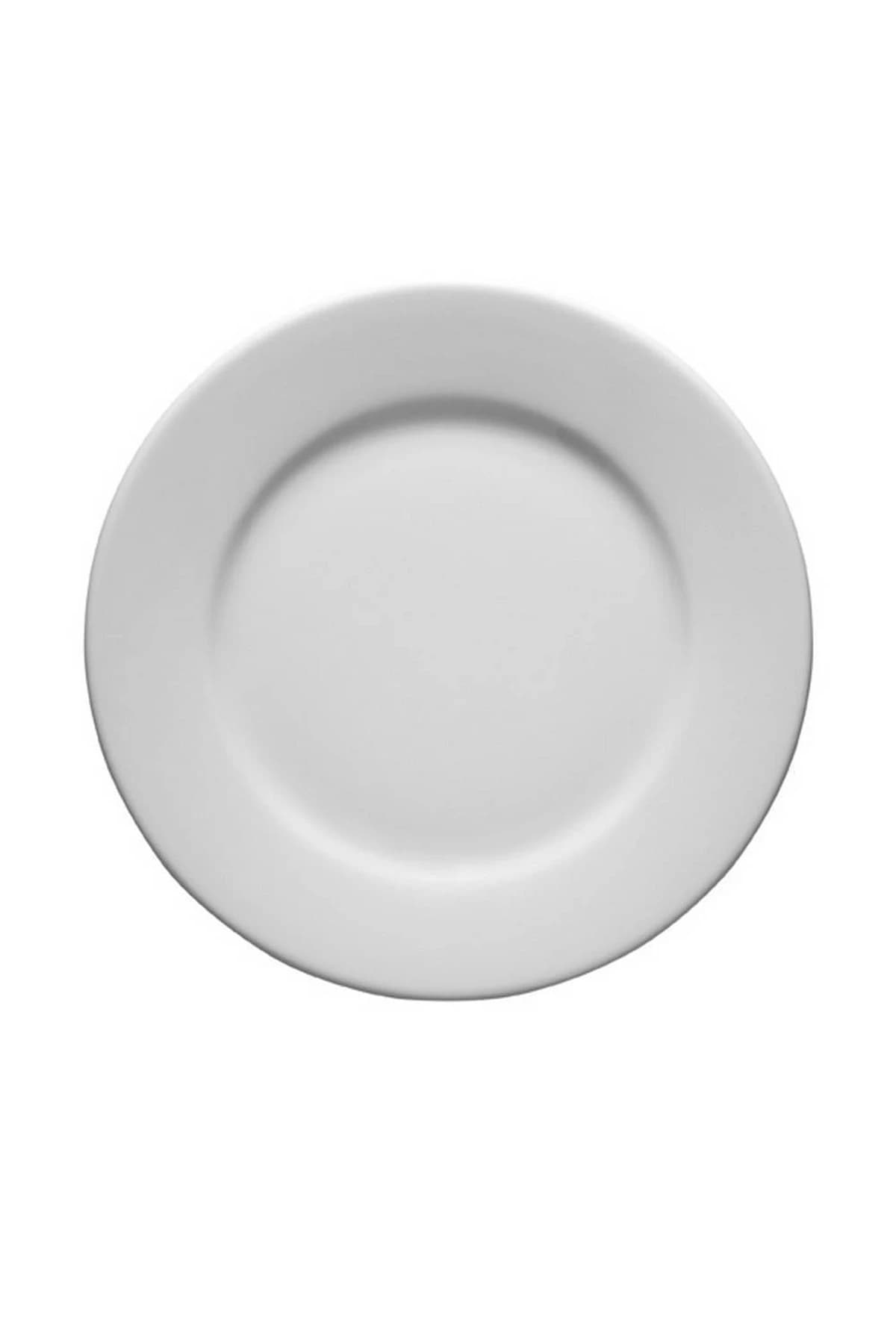 KUTAHYA PORCELAIN E.OTEL 19 CM.FLAT PLATE WITHOUT DECORATION