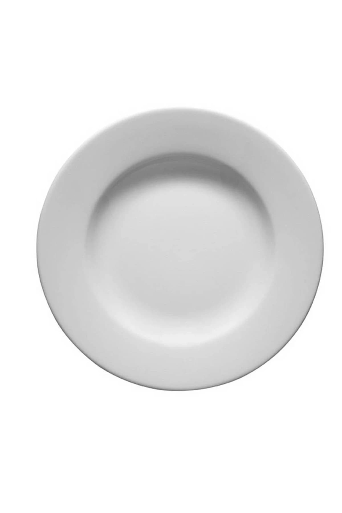 KUTAHYA PORCELAIN E.OTEL 21 CM. DEEP PLATE WHITE