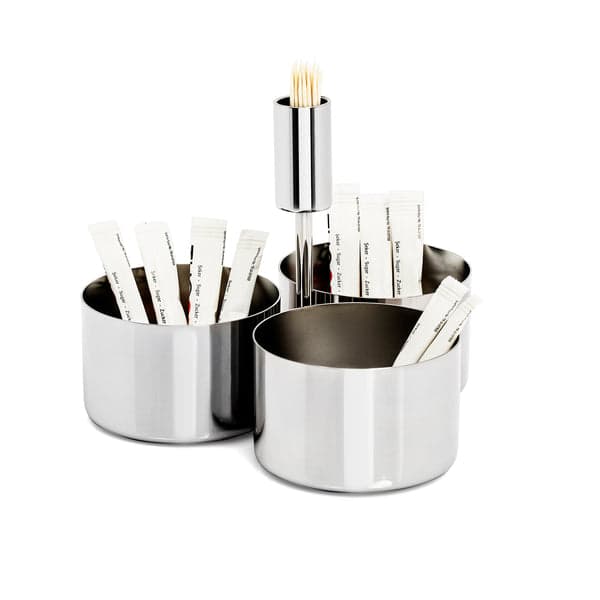 Sugar Bowl with Stick Handle & Toothpick Holder
