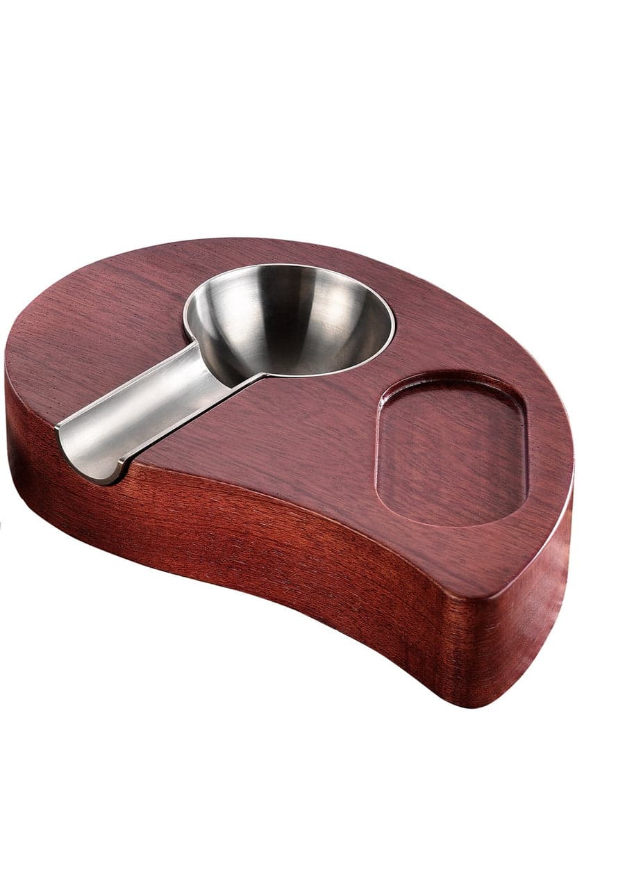 Guren Cigar Stand with Cutter on Wooden Base