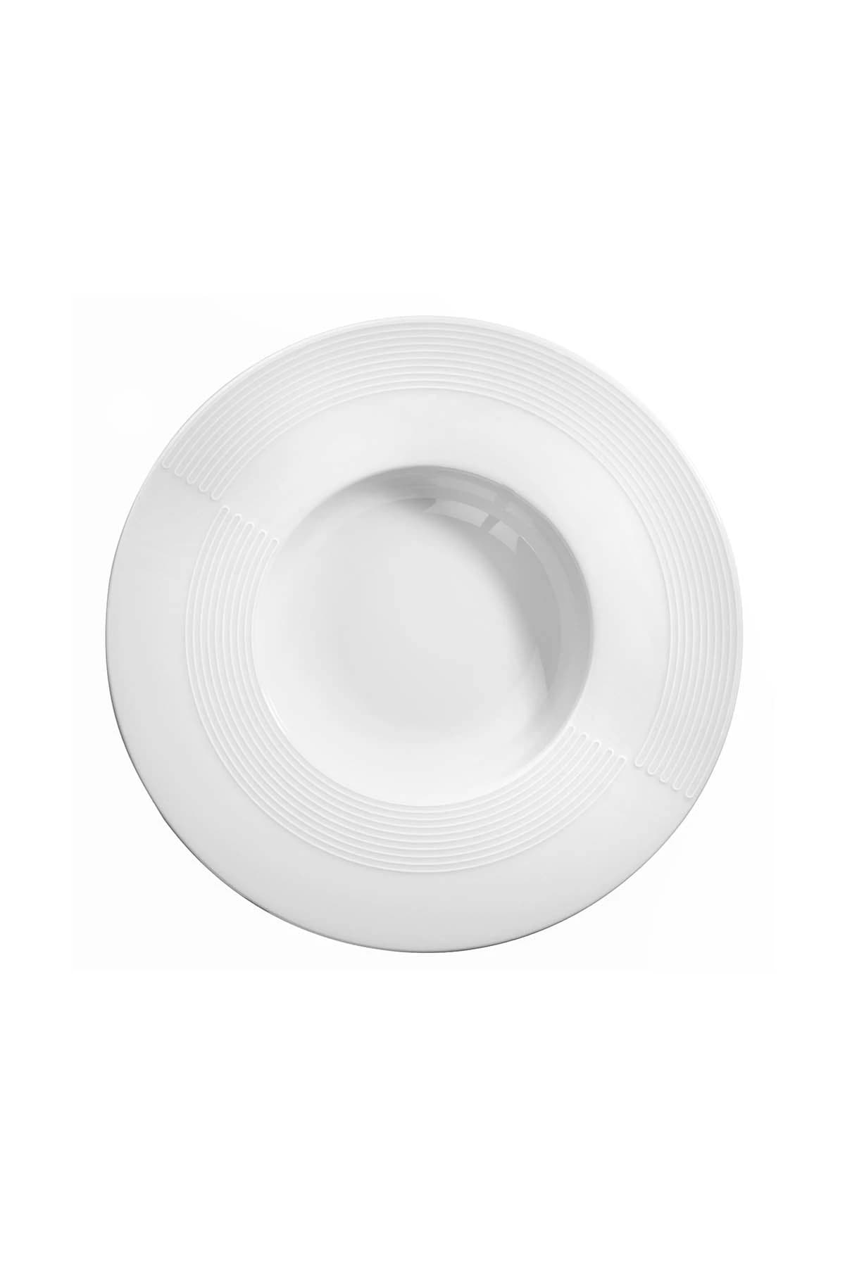 KUTAHYA PORCELAIN SATURN 27 CM. SPAGHETTI PLATE WHITE