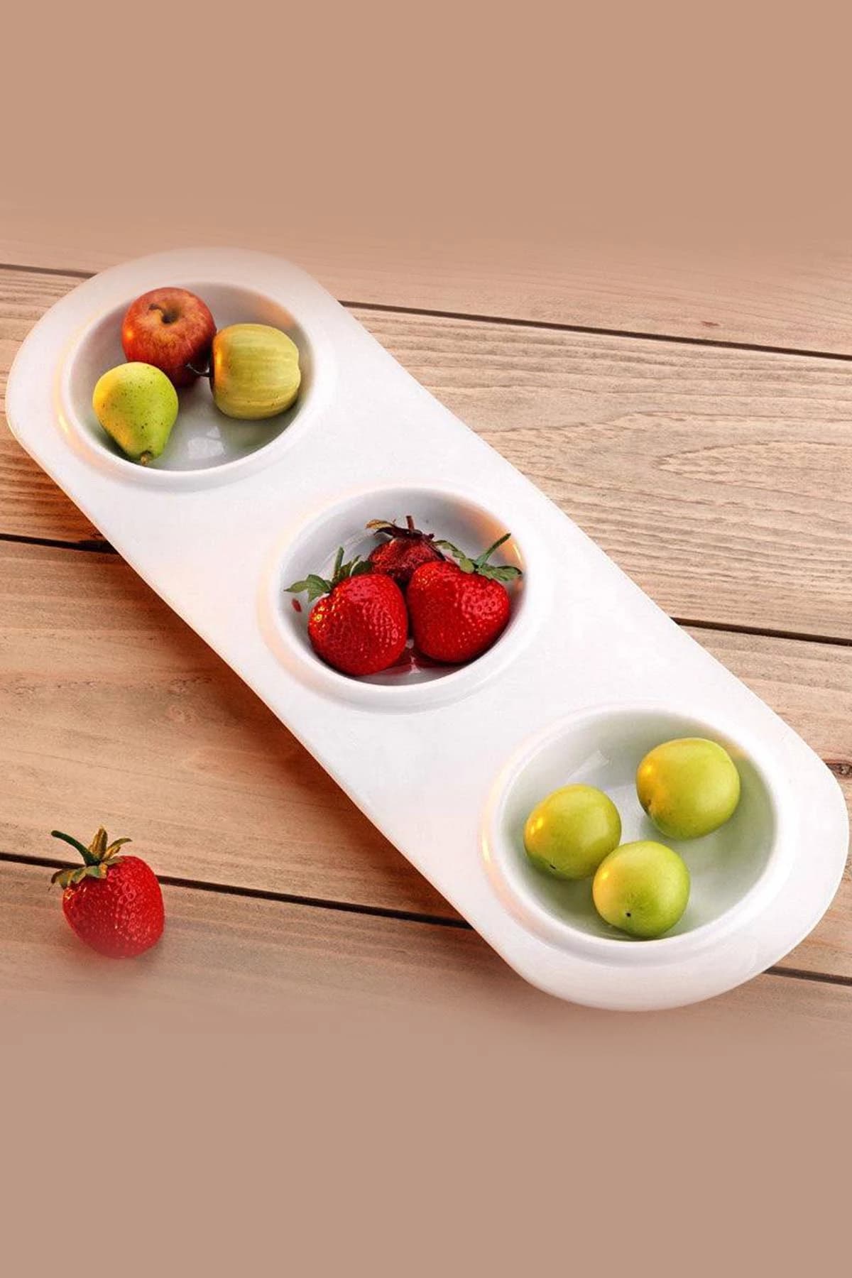 KUTAHYA PORCELAIN TAVOLA (E) 40 CM.SERVING TRAY WHITE