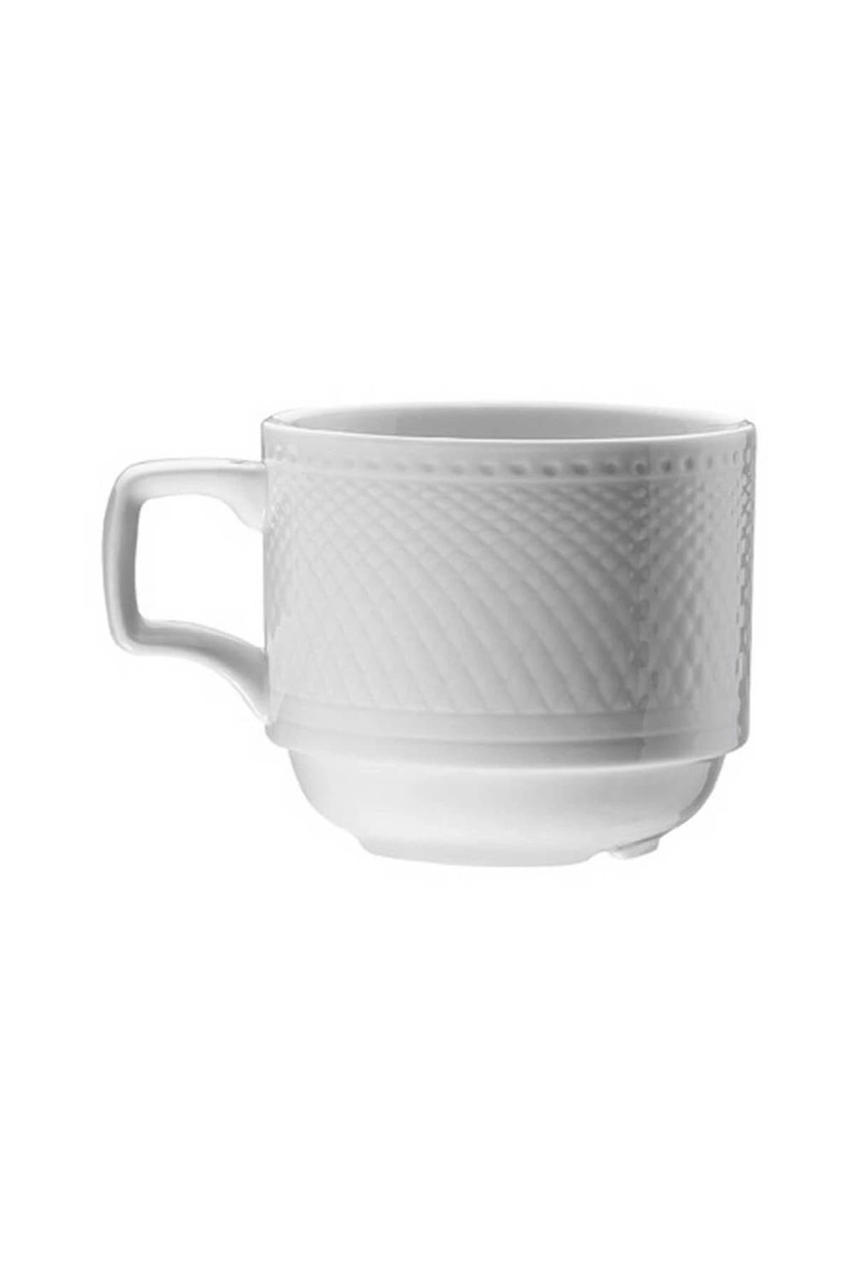 KUTAHYA PORCELAIN ZUMRUT HOTEL TEA CUP 180 cc.WITHOUT DECORATION