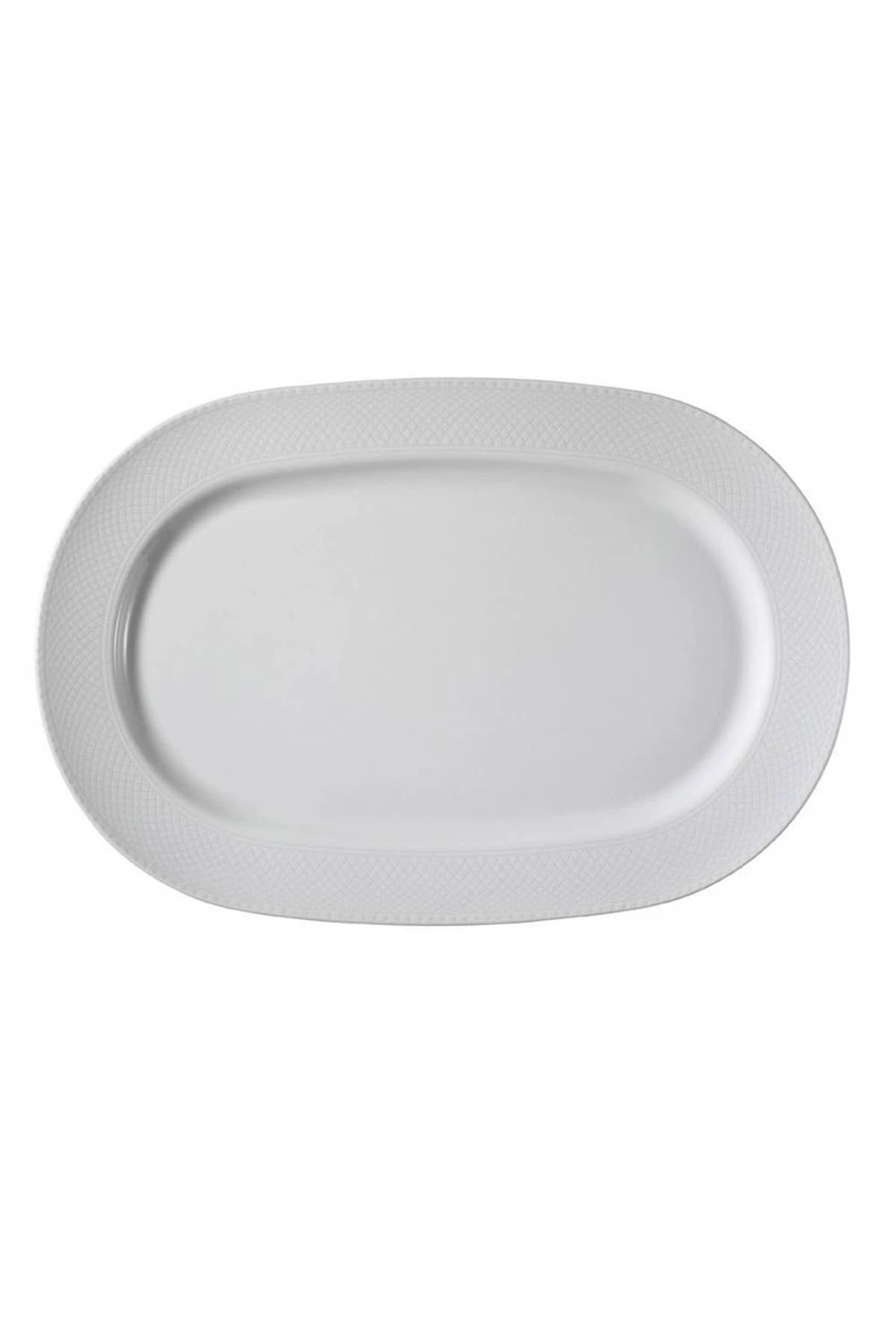 KUTAHYA PORCELAIN ZUMRUT HOTEL 22 CM. BOAT PLATE WHITE