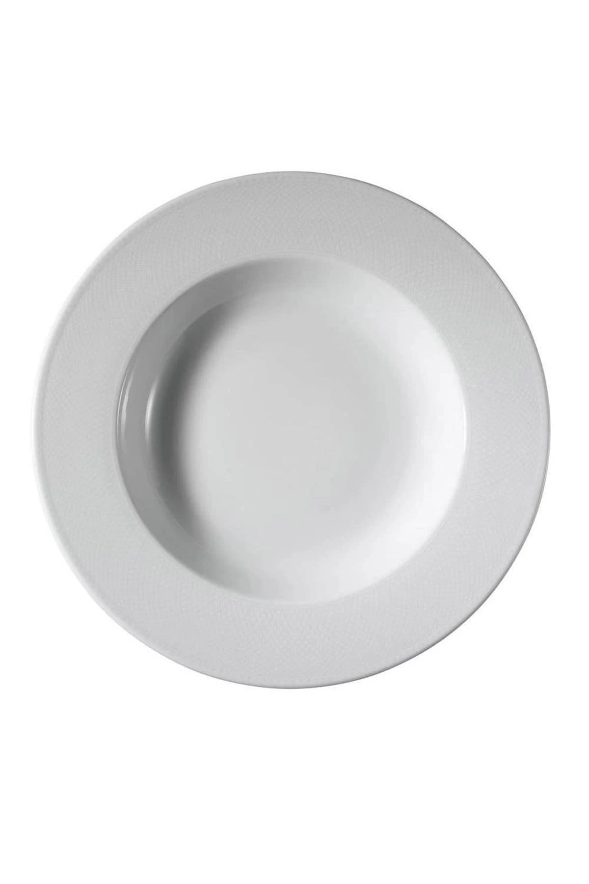 KUTAHYA PORCELAIN ZUMRUT HOTEL 30 CM. DEEP PLATE WHITE