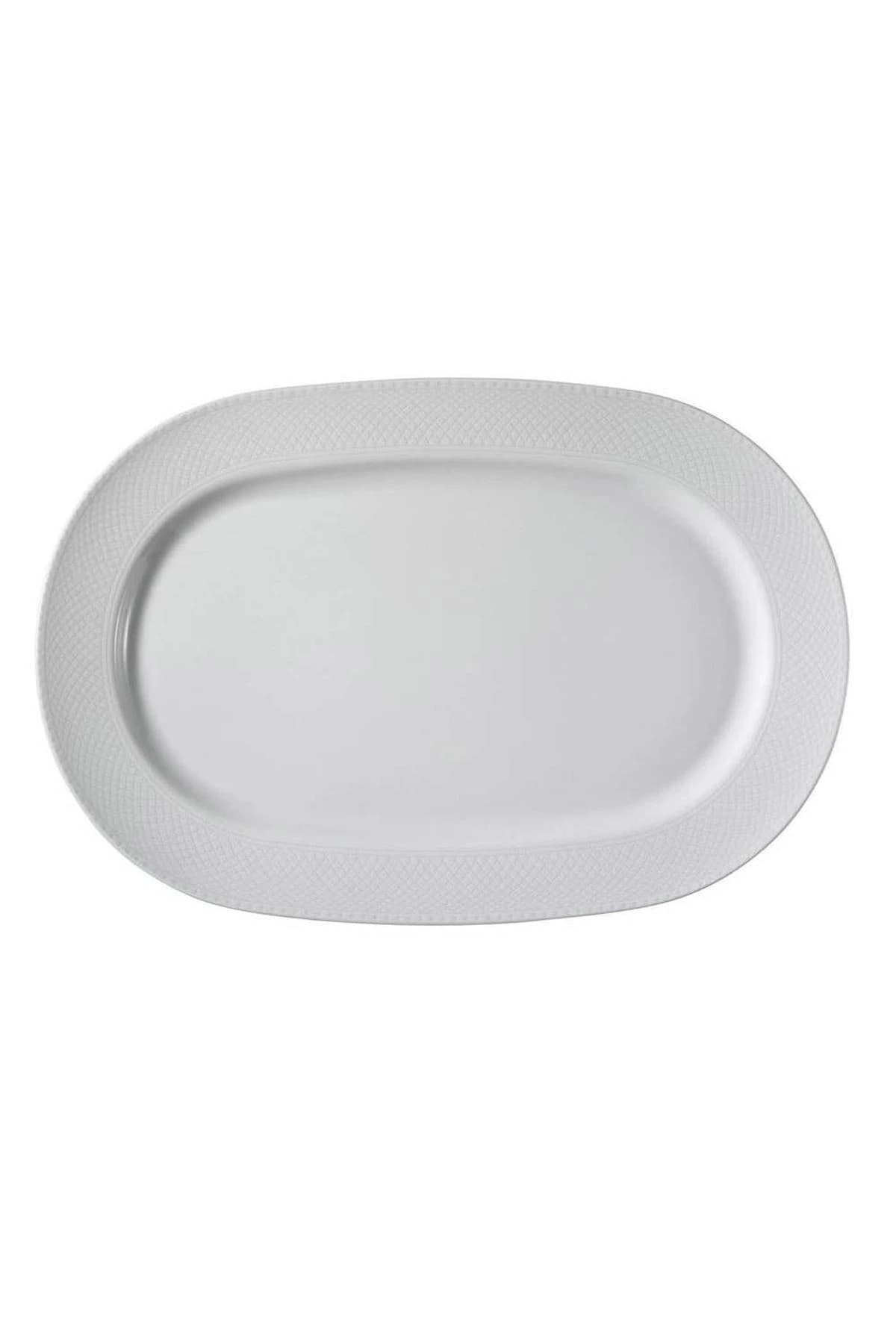 KUTAHYA PORCELAIN ZUMRUT HOTEL 40 CM. BOAT PLATE WHITE
