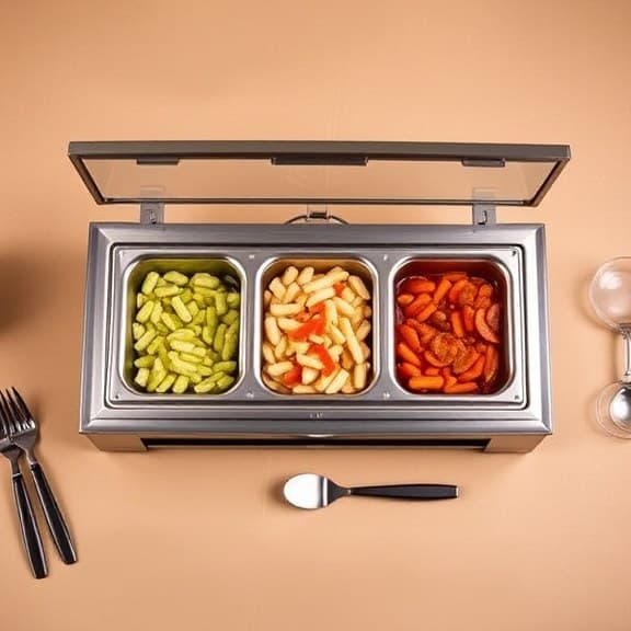 Three Compartment Snack