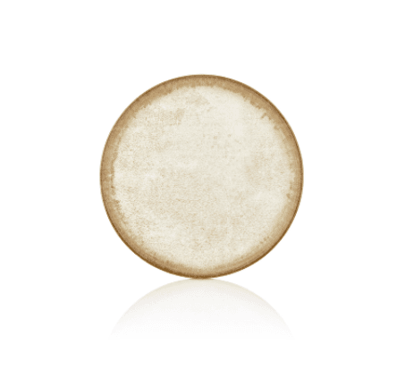 Smooth Ambience Yellow Flat Plate 22 cm