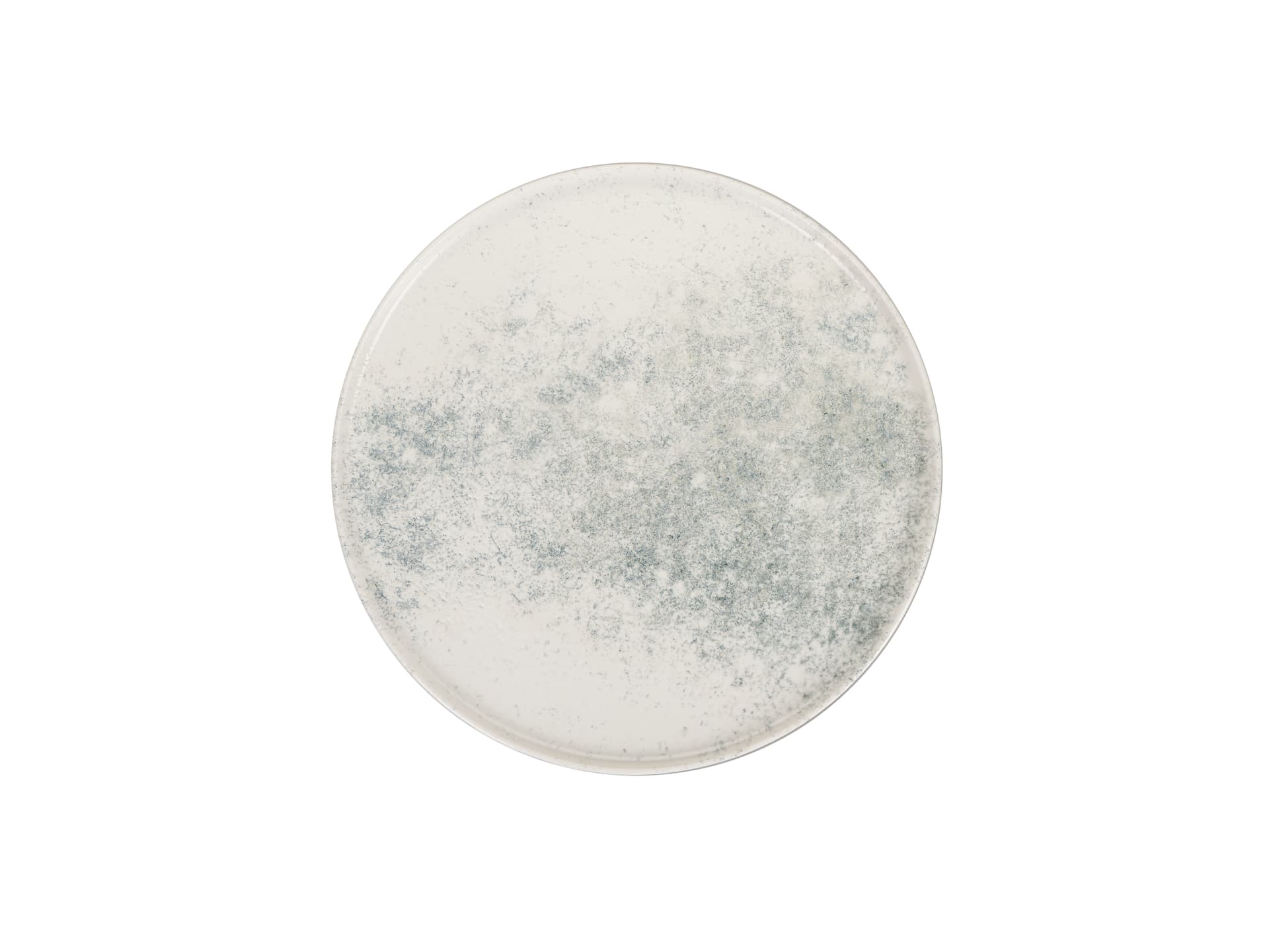 Smoky Matte Blue Flat Plate 30cm