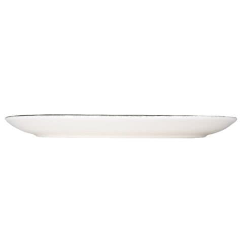 Kütahya Porselen Bone Coral 26cm. Kayık Tabak Dg-859 Kratos