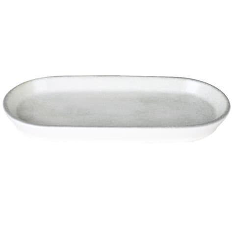 Kütahya Porselen Bone Nordic 21cm. Kayık Tabak Dg-868 Kratos
