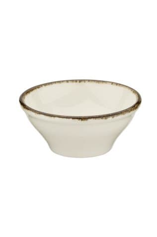 Kütahya Porselen Bone O Fine Dining 10cm. Joker Kase Krem Fileli