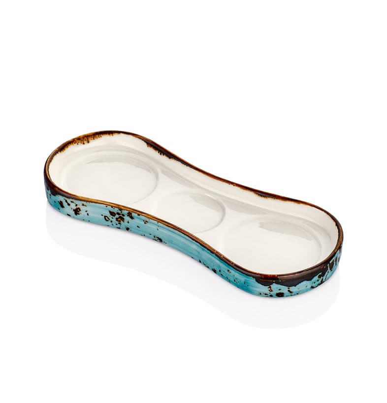 Infinity Gastro 4-Piece Salt Shaker & Pepper Shaker Tray 20 cm