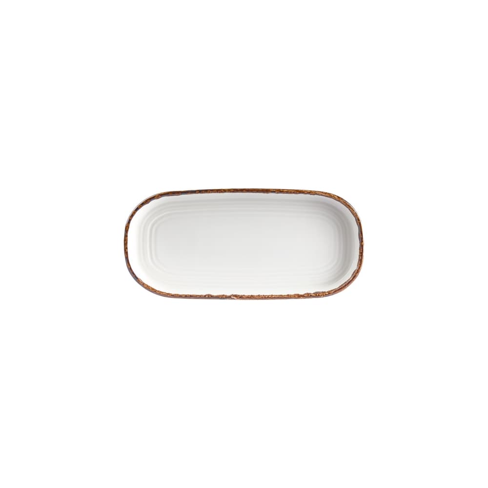 Helix Gleam Embossed 20,5 Oval Plate 20*9,5 cm
