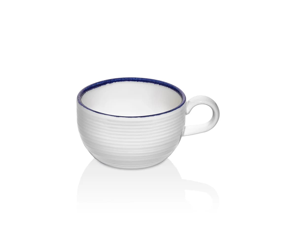 Helix Navy Blue Cappuccino Cup 270 cc