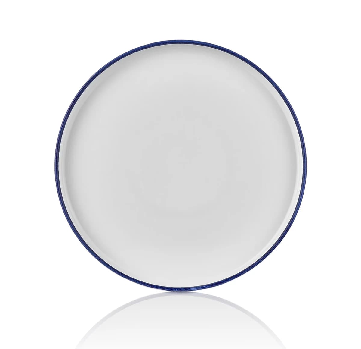 Helix Navy Blue Flat Plate Smooth 23 cm