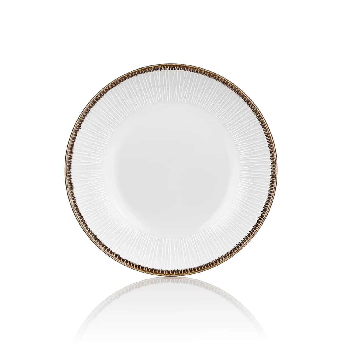 Plise Gleam Flavor Deep Plate 25 cm 1300 cc