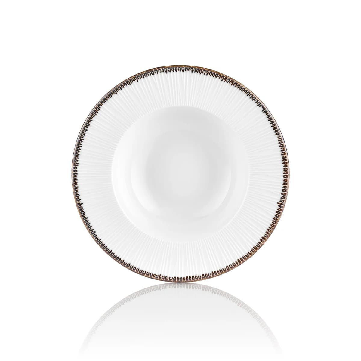 Plise Gleam Gastro Deep Plate 25 cm 400 cc