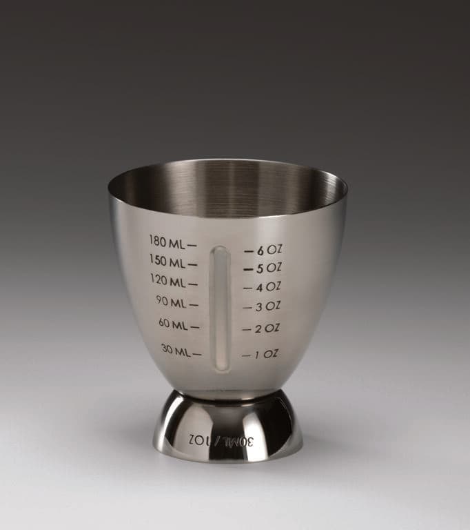 180 ML ÖLÇEKLİ JIGGER Ø 8 X H: 9 cm