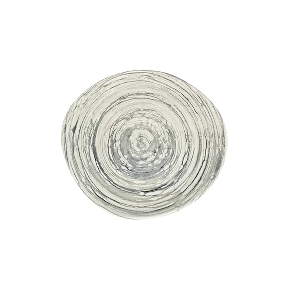 ID Fine Swirl Grey Pebble Flat Plate 21 cm
