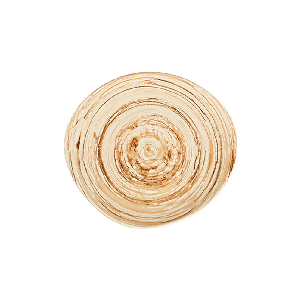 ID Fine Swirl Mustard Pebble Flat Plate 21 cm