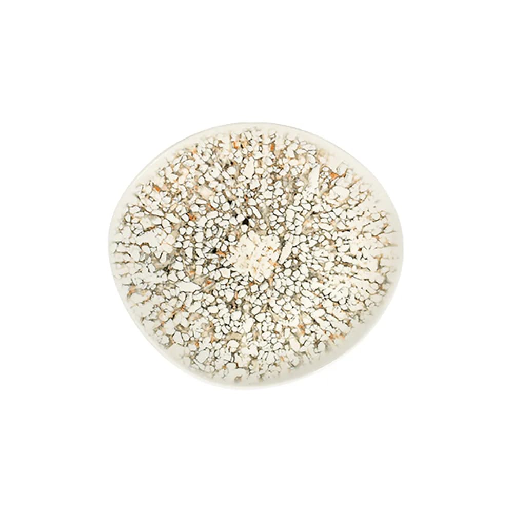 ID Fine Mosaic Sand Pebble Flat Plate 21 cm