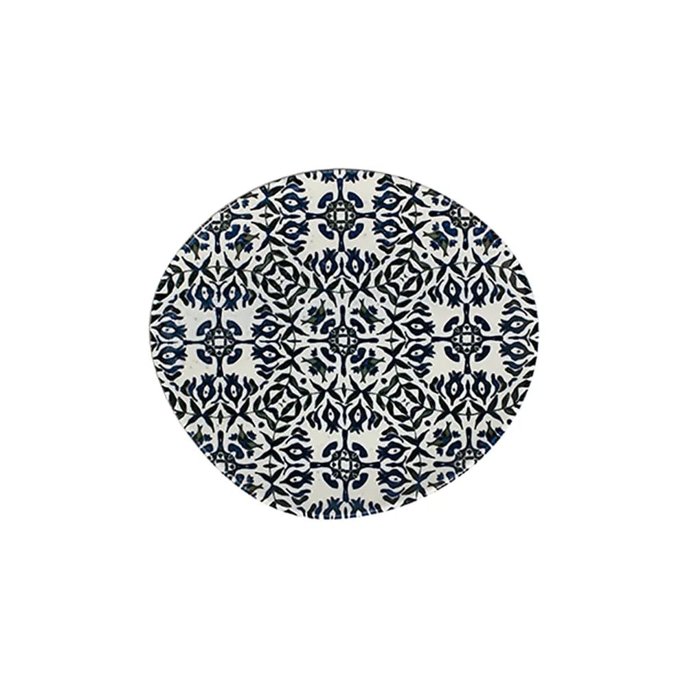 ID Fine Seville Navy Pebble Flat Plate 21 cm