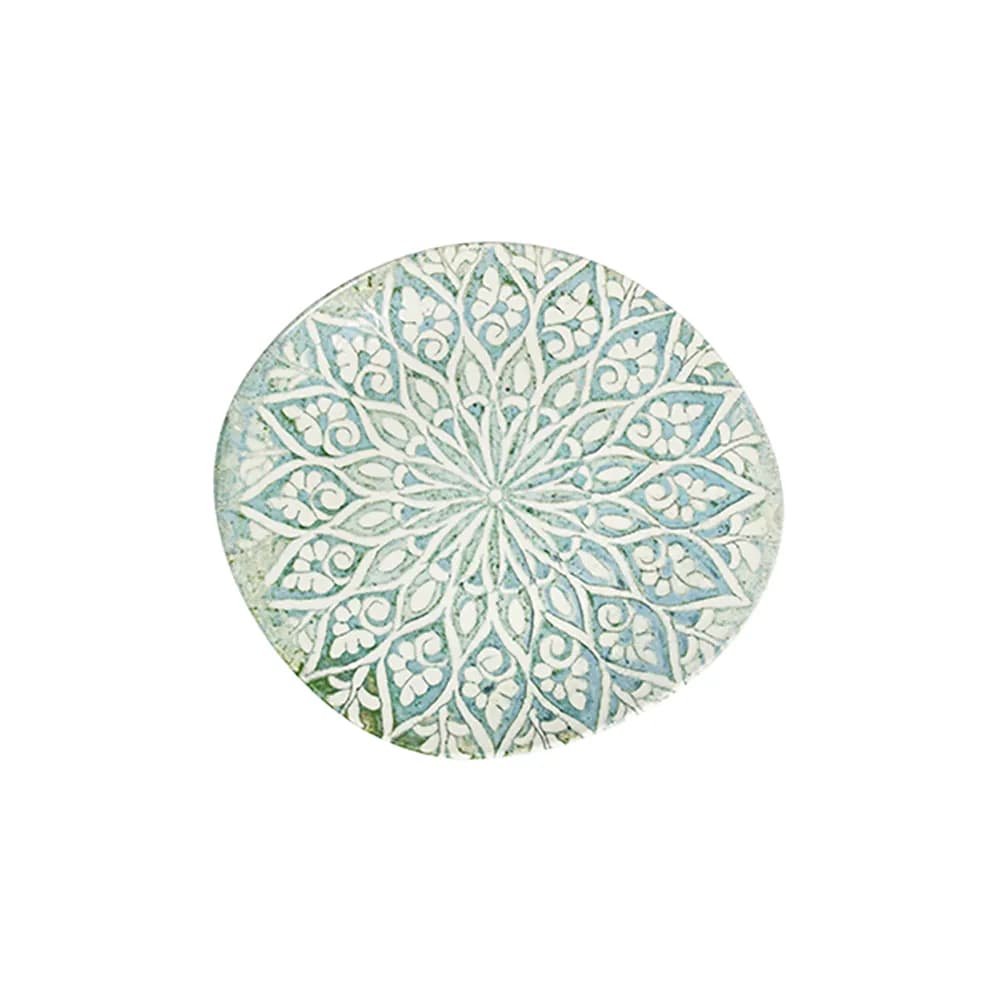 ID Fine Granada Turquoise Pebble Flat Plate 21 cm